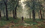 Ivan Shishkin Rain in an Oak Forest oil on canvas